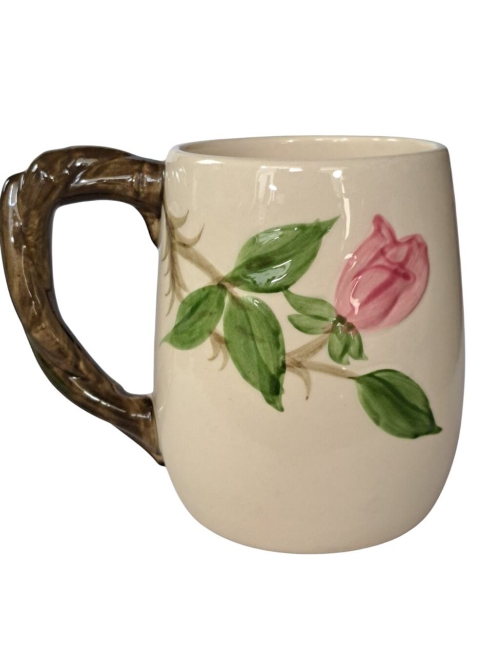 VTG Franciscan Desert Rose Floral Grandmug Hand Painted Mug 4.25”H. - Picture 10 of 14